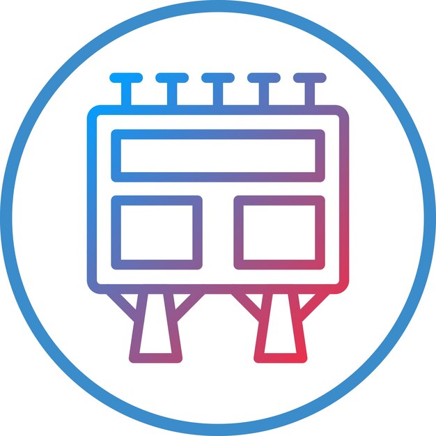 Diseño vectorial Estilo de icono de cartelera
