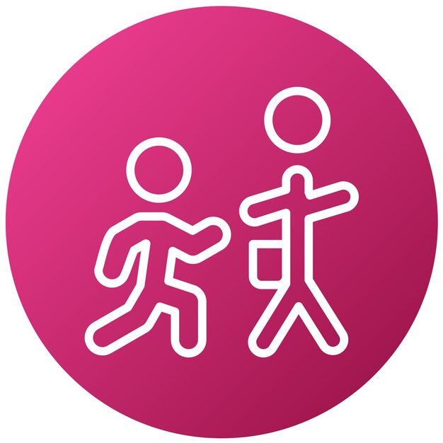 Diseño vectorial Estilo del icono del carterista