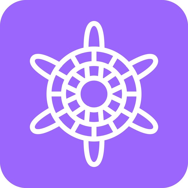 Diseño vectorial Estilo del icono del casco
