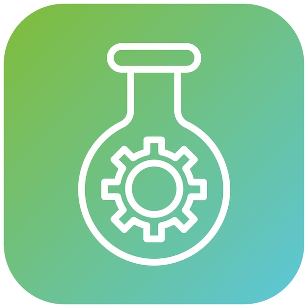 Diseño vectorial Estilo del icono del catalizador creativo