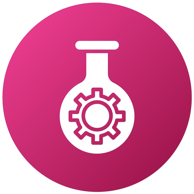 Diseño vectorial Estilo del icono del catalizador creativo