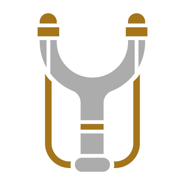 Diseño vectorial Estilo del icono de la catapulta