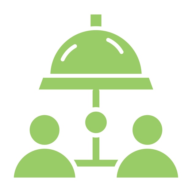 Diseño vectorial Estilo de icono de catering corporativo