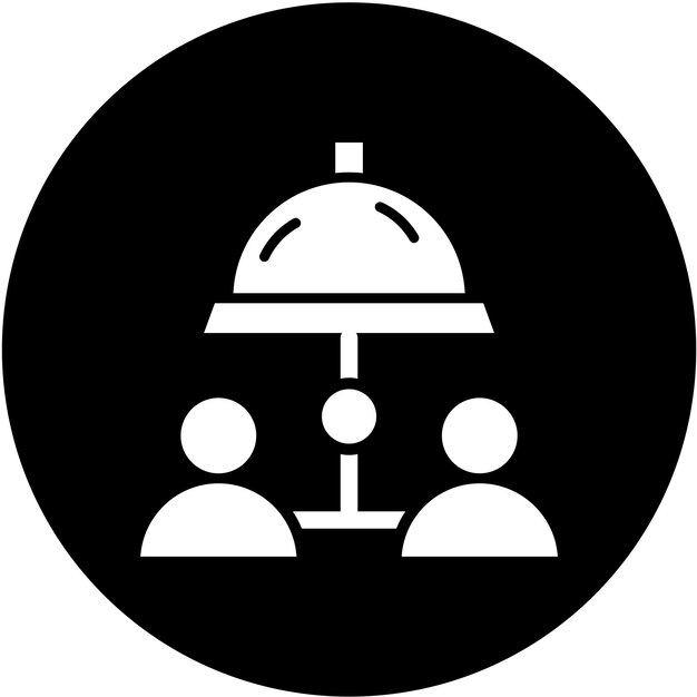 Diseño vectorial Estilo de icono de catering corporativo