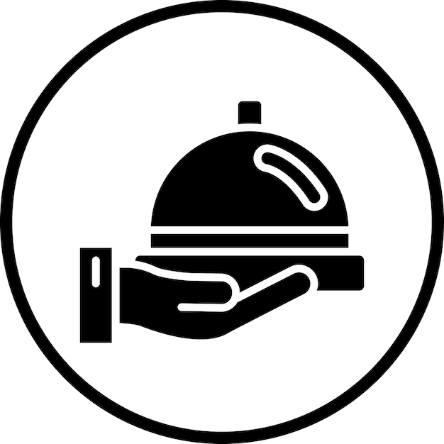 Diseño vectorial Estilo de icono de catering