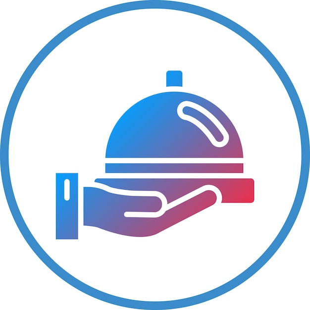 Diseño vectorial Estilo de icono de catering