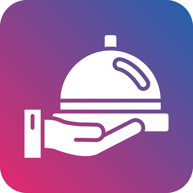 Diseño vectorial Estilo de icono de catering