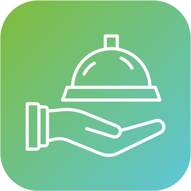 Diseño vectorial Estilo de icono de catering