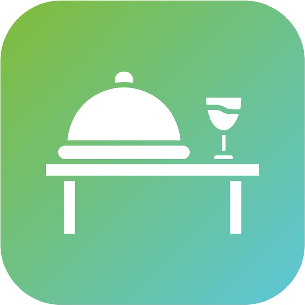 Diseño vectorial Estilo de icono de catering