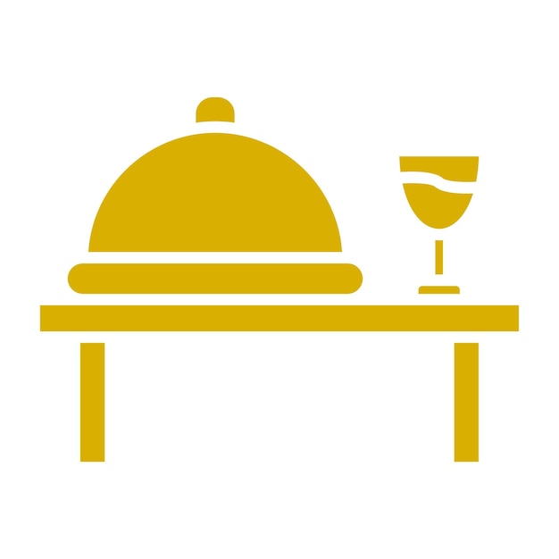 Diseño vectorial Estilo de icono de catering