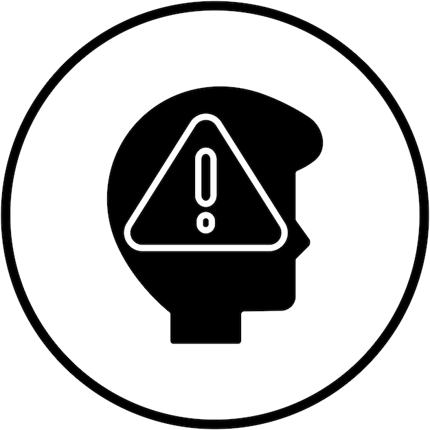 Diseño vectorial Estilo de icono cauteloso