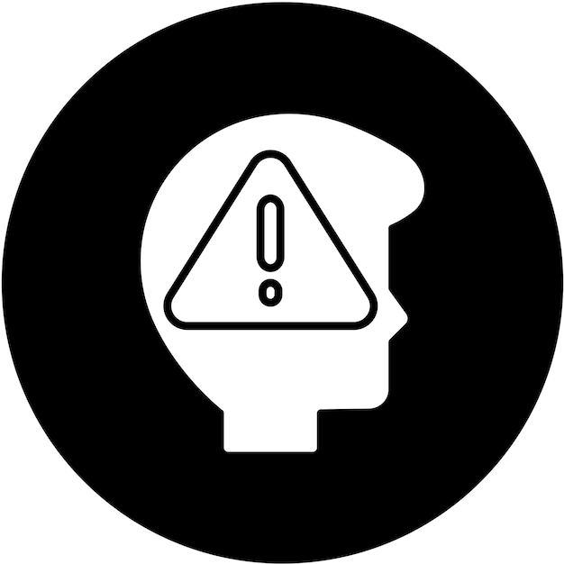 Diseño vectorial Estilo de icono cauteloso