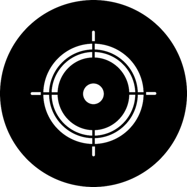 Diseño vectorial de estilo de icono de caza