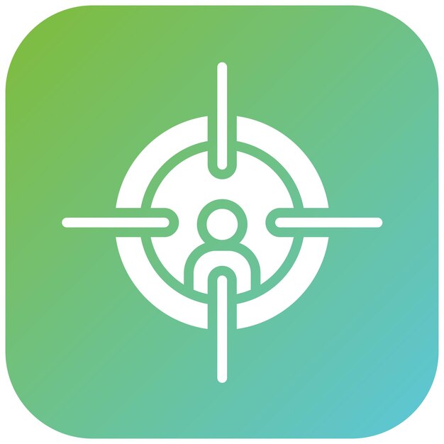 Diseño vectorial de estilo de icono de caza