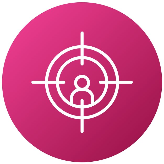 Diseño vectorial de estilo de icono de caza