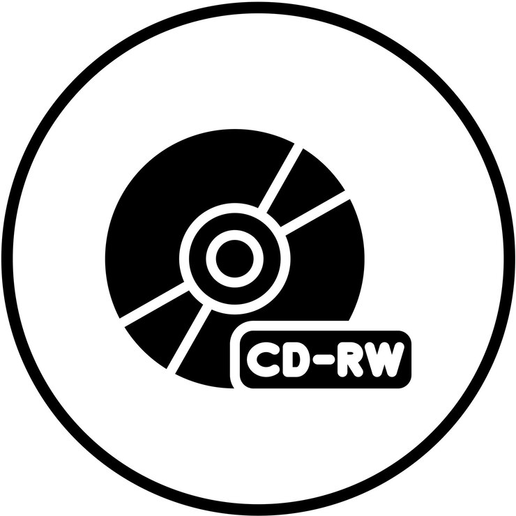 Vector diseño vectorial estilo de icono cdrw