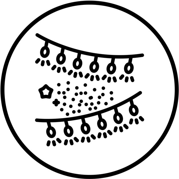 Diseño vectorial Estilo del icono del celebrante