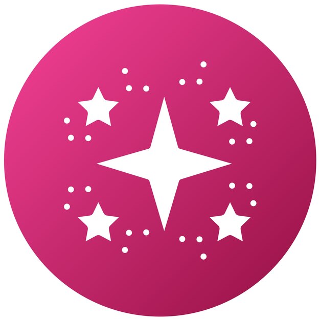 Diseño vectorial Estilo de icono centelleante