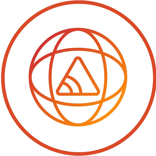 Diseño vectorial estilo de icono de centinela web