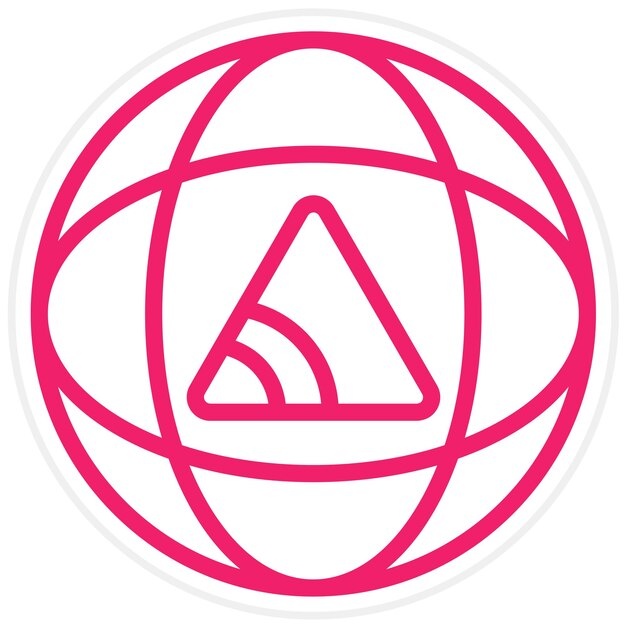 Diseño vectorial estilo de icono de centinela web