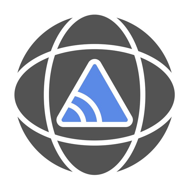 Diseño vectorial estilo de icono de centinela web