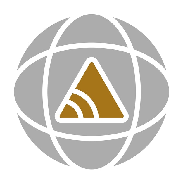 Diseño vectorial estilo de icono de centinela web
