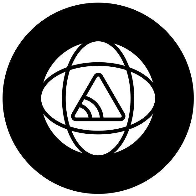 Diseño vectorial estilo de icono de centinela web
