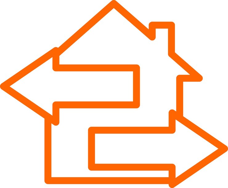 Vector diseño vectorial estilo de icono de centro de exportación personalizado