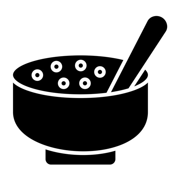 Diseño vectorial Estilo de icono de cereal