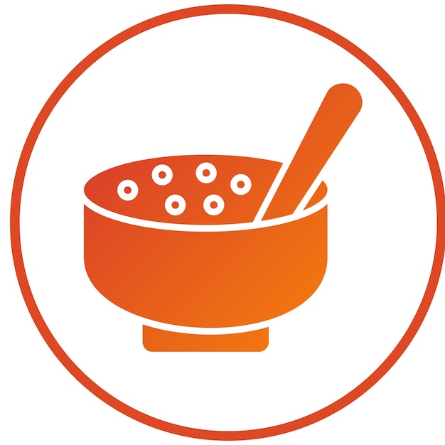 Diseño vectorial Estilo de icono de cereal