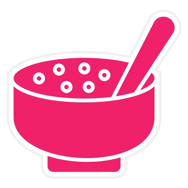 Diseño vectorial Estilo de icono de cereal