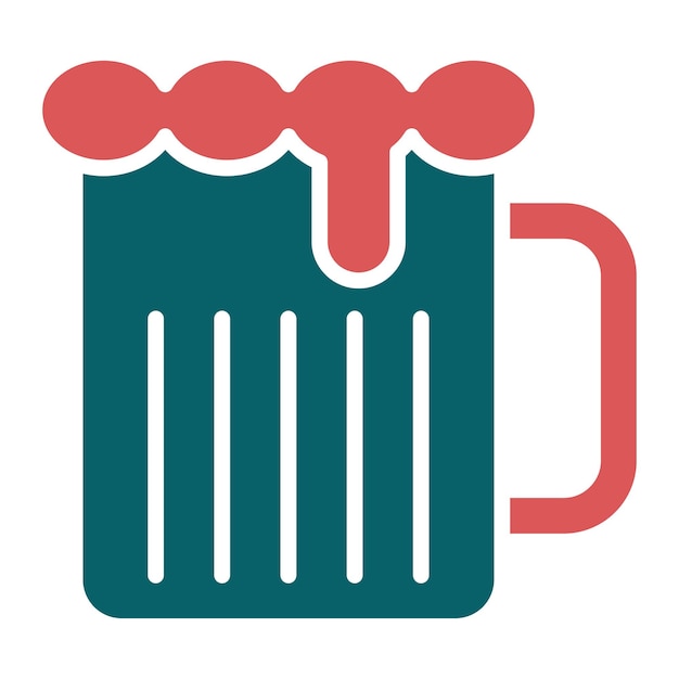 Vector diseño vectorial del estilo del icono de la cerveza