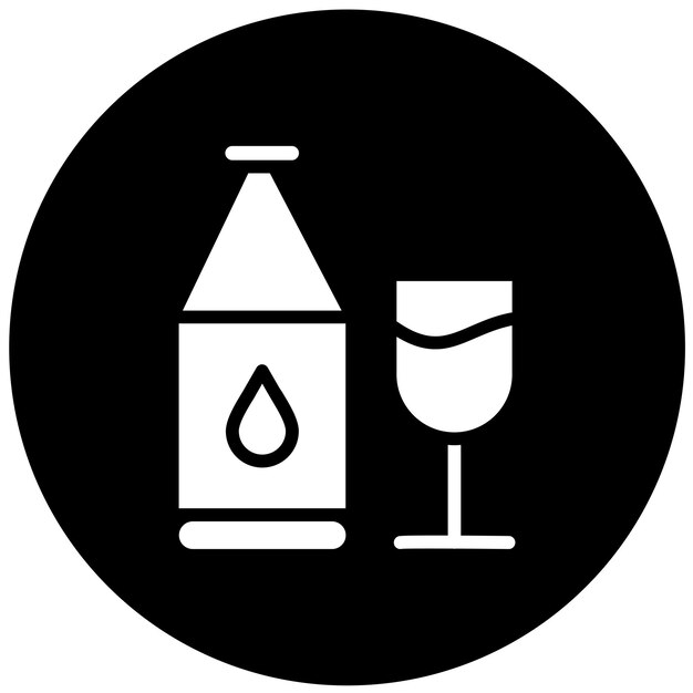 Diseño vectorial del estilo del icono de la cerveza