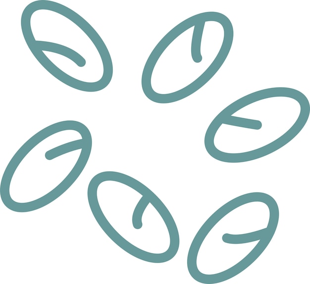 Diseño vectorial Estilo de icono Chia