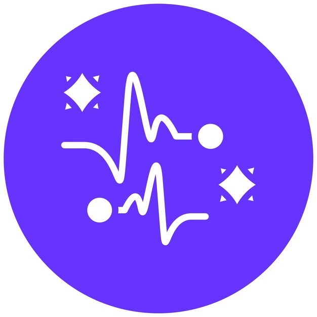 Diseño vectorial Estilo del icono de chispa