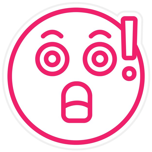 Diseño vectorial Estilo de icono con choque