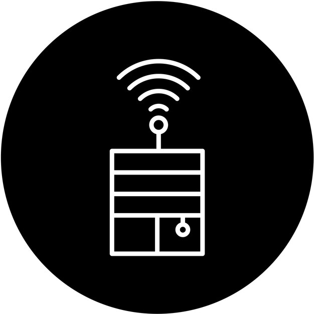 Diseño vectorial Estilo de icono de ciego inteligente