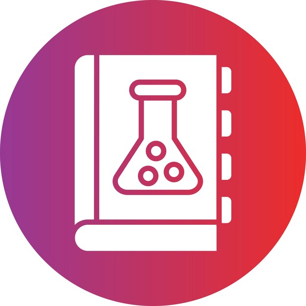 Diseño vectorial Estilo de icono de ciencia literaria