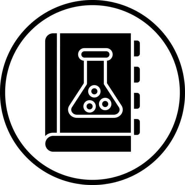 Diseño vectorial Estilo de icono de ciencia literaria