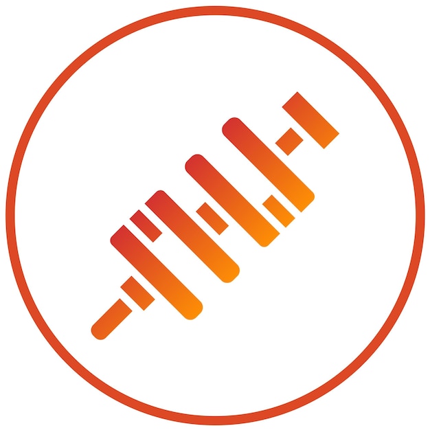 Diseño vectorial Estilo del icono del cigüeñal