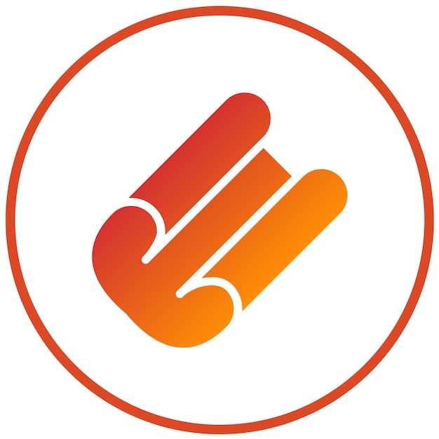 Diseño vectorial Estilo del icono Cinnamon Serenity