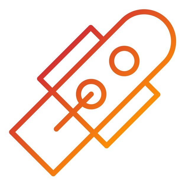 Diseño vectorial Estilo del icono del cinturón verde
