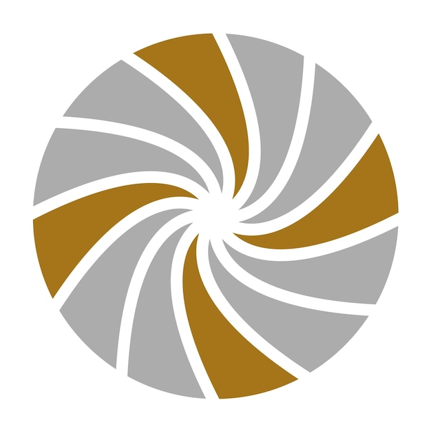 Diseño vectorial Estilo del icono del círculo de color