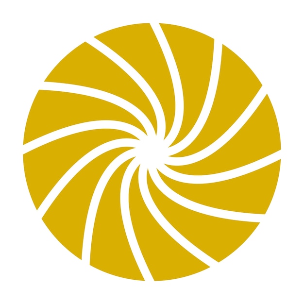 Diseño vectorial Estilo del icono del círculo de color