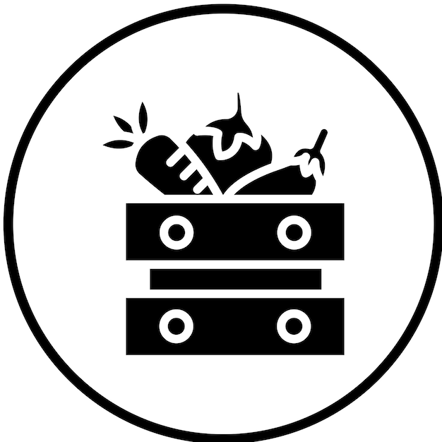 Diseño vectorial Estilo del icono CleanHarvest