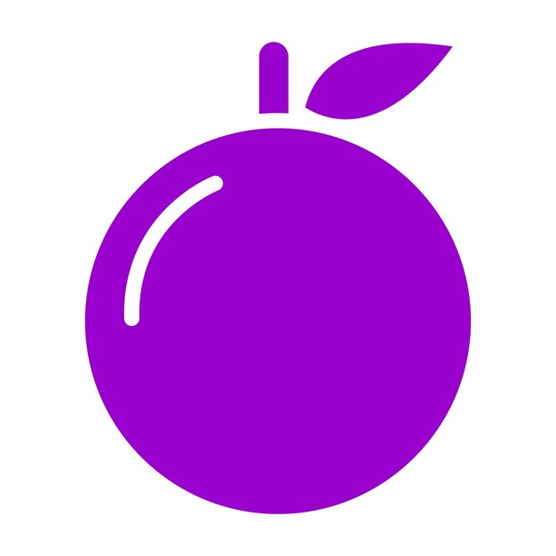 Diseño vectorial Estilo de icono de Clementine