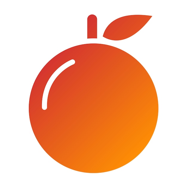 Diseño vectorial Estilo de icono de Clementine
