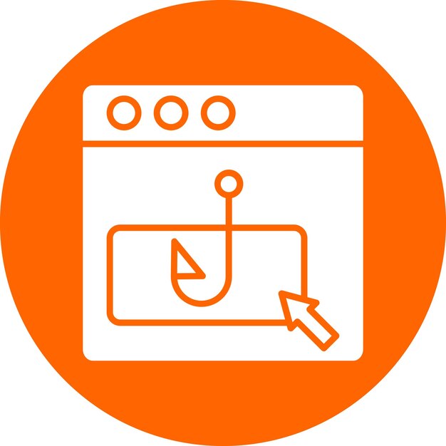 Diseño vectorial Estilo del icono de clickbait