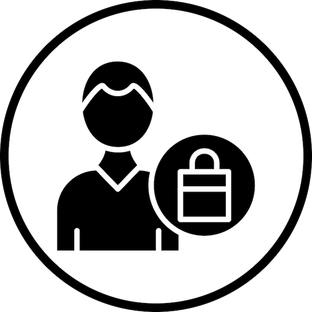 Diseño vectorial Estilo de icono del cliente