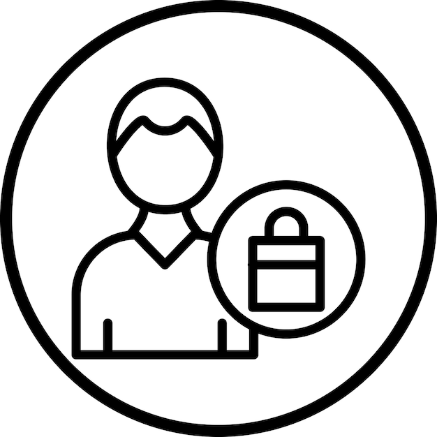 Diseño vectorial Estilo de icono del cliente